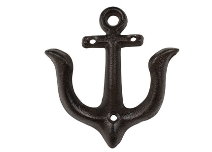 ROXLLGJC Nautical Rope Toilet Paper Holder Coastal Towel Holder with Metal Hook for Bathroom Decor (Black)