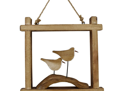Wood Seabird Beach Wall Hanging Decor Rustic Ocean Seagull Ornaments