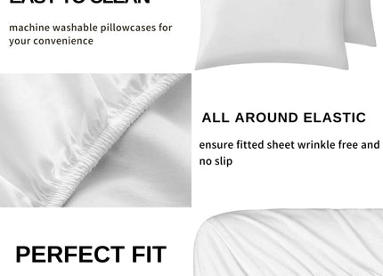 Full Size Sheet Sets - Lighthouse Bed Sheets, Nautical Bedding Sheets & Pillowcases, Soft Microfiber & Deep Pocket & Wrinkle Free Patterned Sheet Set, 1 Fitted Sheet, 1 Flat Sheet, 2 Pillow Cases