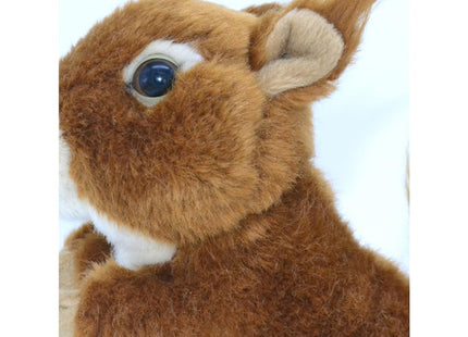 JIANEEXSQ Realistic Squirrel Stuffed Animal, Lifelike Squirrel Model Plush Toy, Unique Plush Gift Collection for Kids Birthday (Sitting)