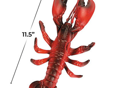 Fun Express Plastic Lobster Luau and Seaside Party Decor Accents - Red (1 Piece)
