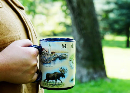Xplorer Maps Maine Map Ceramic Mug (16oz) – BPA-Free Coffee Cup for Hot & Cold Drinks – Perfect for Office, Home, or Gift