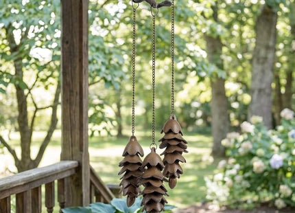 SPI Home Triple Pinecone Wind Chime