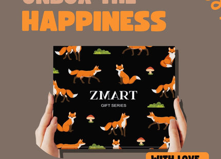 Zmart Fox Socks for Women Men - Cool Red Fox Themed Gifts for Adults