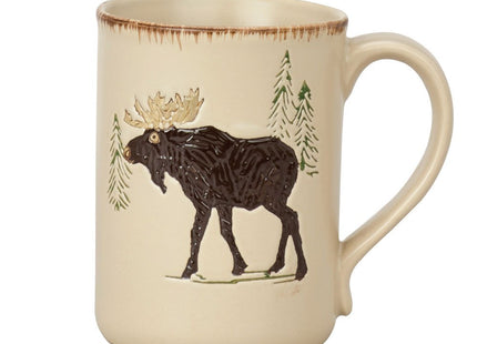 Park Designs Rustic Retreat Moose Mug Set of 4