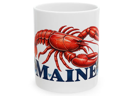 Maine Pine Forest ceramic mug