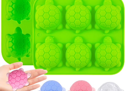 HNGWLYN Sea Turtle Chocolate Silicone Mold 3D Turtle Candy Molds
