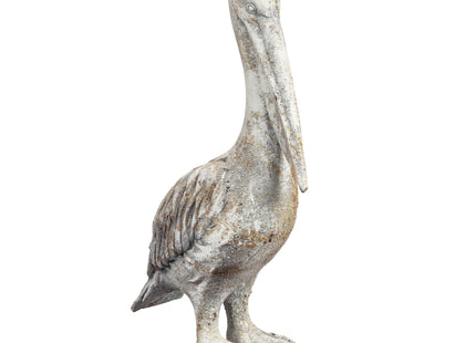 Creative Co-Op Resin Pelican with Distressed White Finish