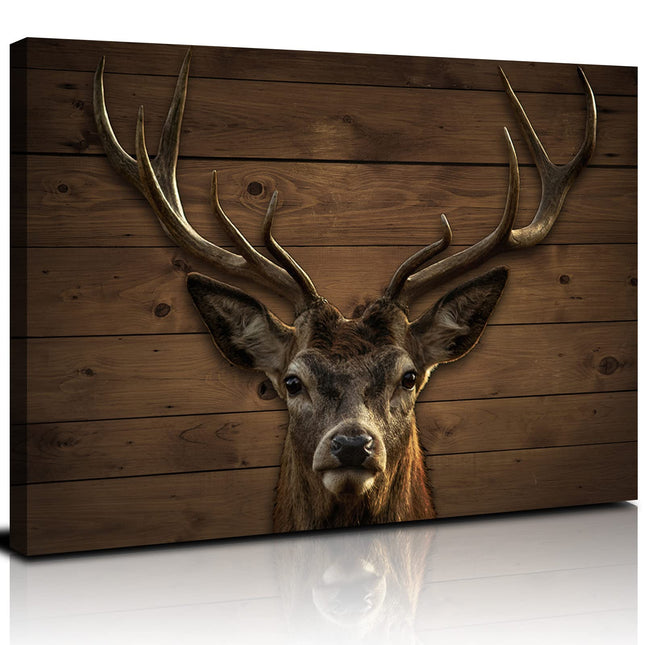 Deer Wall Art Deer Pictures Wall Decor Farmhouse Rustic Cabin Decor 12x16"
