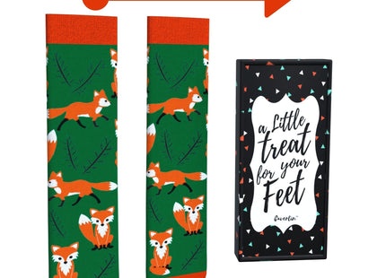 Cavertin Women's Socks Pug, Dachshund, Horse, Flamingo, French Bulldog, Golden Retriever, Chicken, Fox (Fox)