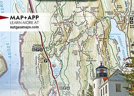 Acadia National Park Map (National Geographic Trails Illustrated Map, 212)