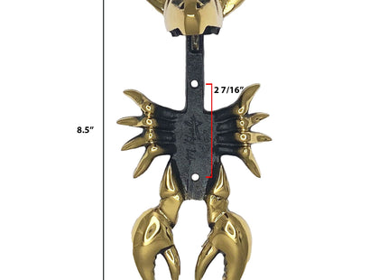 Maine Lobster Door Knocker - Brass (Premium Size)