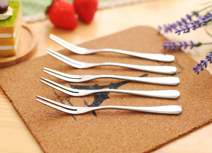 Crab Stainless Steel Forks, 5 Inches, 15Pcs