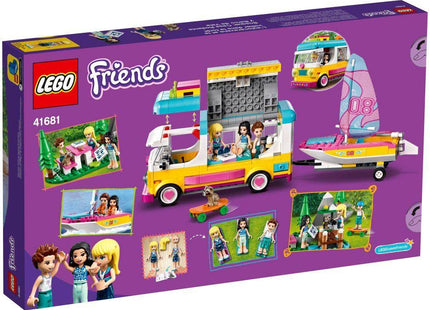 LEGO Friends Forest Camper Van and Sailboat 41681 Building Kit; Forest Toy; New 2021 (487 Pieces)