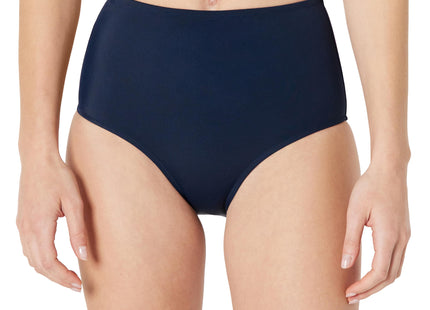 Amazon Essentials Women's High Waist Swim Bottom, Navy, Small