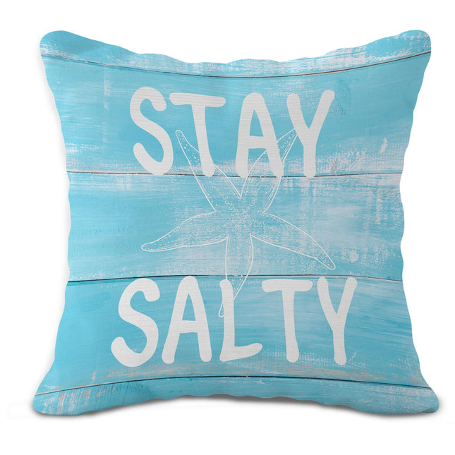OTOUO Coastal Throw Pillow Covers - Nautical Blue Ocean Beach Cushion for Couch Home Decor Gift, 18x18 Inches