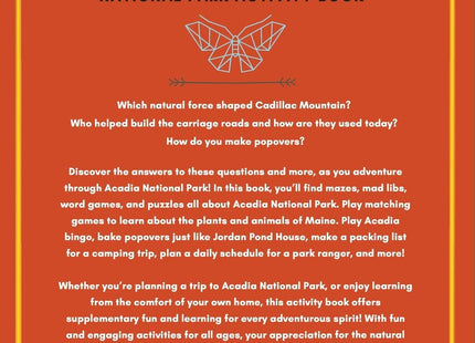 Acadia National Park Activity Book: Puzzles, Mazes, Games, and More About Acadia National Park