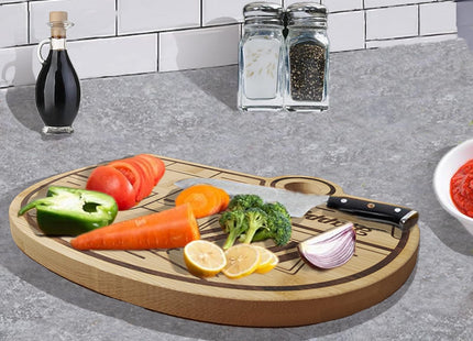 Haigoo RV Camper Small Cutting Board, Wooden Cutting Board for Kitchen