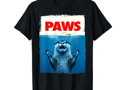 Paws Otter Funny Otter Lover Graphic Tees and T Shirts for Men Women Kids Teens