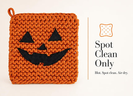 Mud Pie Pumpkin Halloween Pot Holder