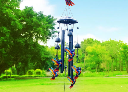 Hummingbird Wind Chimes for Outside,Metal Chime,Hummingbird Gifts for Women