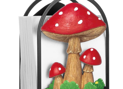 Cinnvoice Mushroom Napkin Holder for Table, Metal Paper Napkin Dispenser