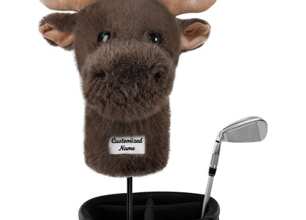 Customized Moose Funny Golf Driver Headcover