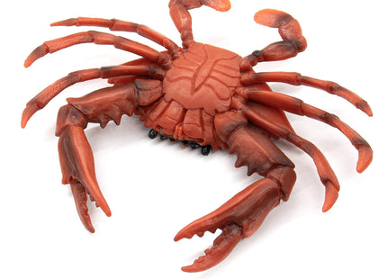 AUEAR Plastic Crab for Decor Artificial Sea Life Creatures, Simulated Animal Home Party Creative Gift, Red, 2-Pack