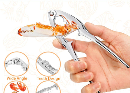 LA NOVO Crab Crackers and Tools, Set of 4, Especial Gift Box