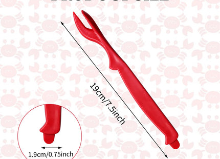 SENONAPO 60 Pcs Crab Legs Crackers Picks Tools Set