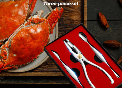 Seafood Tools （Exquisite 3-piece set) Lobster Crackers and crab crackers apply to lobster ，crab，crab legs，king crab legs，nut