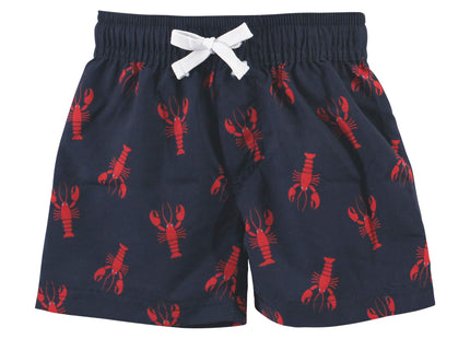 Hudson Baby Unisex Swim Rashguard Set, Lobster, 5 Toddler