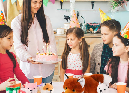 Youthfuljive 4 in 1 Fox Stuffed Animal Plush Set, 19" Large Mommy Red Stuffed Fox Plush Toy with 3 Baby Foxes Fox Plushies Pillow Fox Toys for Girls Boys Kids Birthday Christmas Plush Gifts Decor