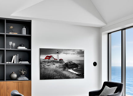 Nachic Wall Black and White Lighthouse Wall Art Portland Beach Picture