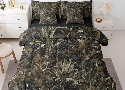 Feelyou Camouflage King Comforter Set with Sheets All Purpose Camo 7 Pieces Bedding Set for Hunters Cabin or Rustic Lodge Teens Boys The Woods Camouflage Bed in a Bag Comfort Natural Bed Set 3Pcs