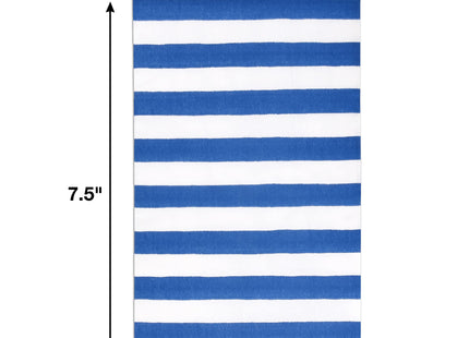 Blue Navy Striped Guest Napkins 100 Pack Paper Dinner Napkins Disposable Hand Towels for Bathroom Party Wedding Buffet Coastal Nautical Decor