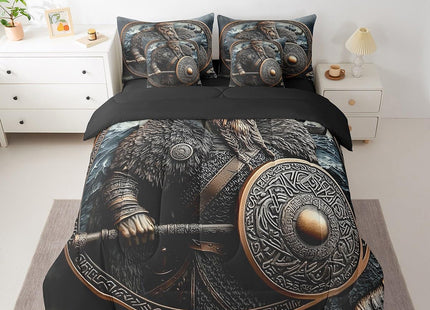 Erosebridal Norse Viking King Comforter Set 7 Piece for Kids Boys Teen