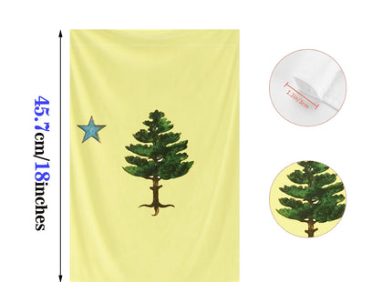 Original Maine State Garden Yard Flag 12x18Inch American Territories ME Yard Banner Vertical Double Sided Polyester Small Flag Patriotic State Celebration Party Outside Decor (Pattern B)