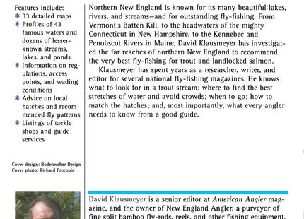 Trout Streams of Northern New England: A Guide to the Best Fly-Fishing in Vermont, New Hampshire, and Maine, First Edition