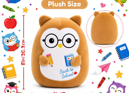 Owl Stuffed Animal,Back to School Stuffed Animal - Owl Classroom Plushies