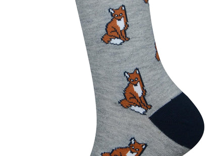 Men's Fox Socks Fox Gifts Silly Fun Novelty Dress Socks Clothes for Men