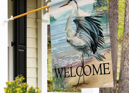 Furiaz Welcome Spring Summer Seabird Coastal Beach Large Decorative House