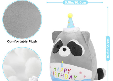 Raccoon Plush Toy -Cute Birthday Stuffed Animal Raccoon Plush Pillows Toys