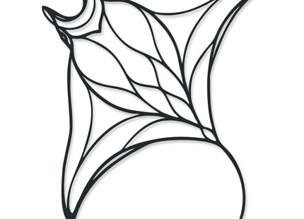 Xedatric Manta Ray Metal Wall Art, Nautical Ocean Decor