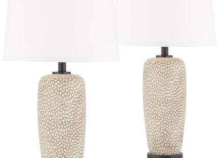 360 Lighting Anna 27 1/4" Tall Table Lamps Set of 2 Coastal Modern