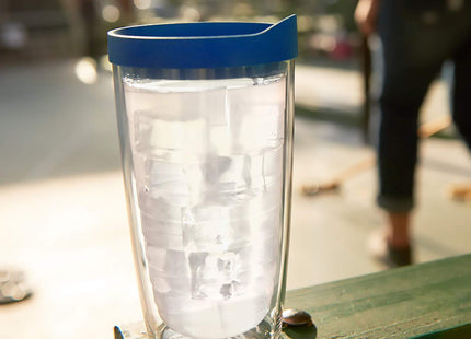 Tervis Tropical Animal Collection Made in USA Double Walled Insulated Tumbler Travel Cup Keeps Drinks Cold & Hot, 16oz, Crab