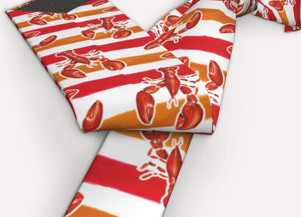 Wyayazh Men's Lobster Neckties, Novelty Printed Skinny Tie