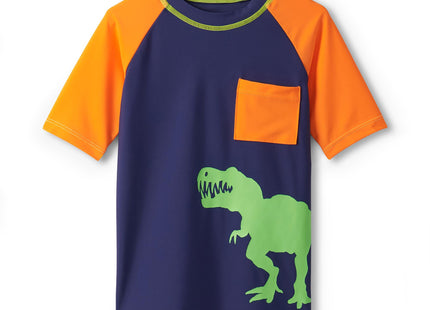 Hatley Boys' Long Sleeve Rashguard, Lobster, 2 Years