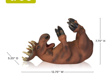 True Mischievous Moose Polyresin Wine Bottle Holder - Tabletop Wine Storage Rack, Gifts for Wine Lovers, Brown, Holds 1 Standard Wine Bottle