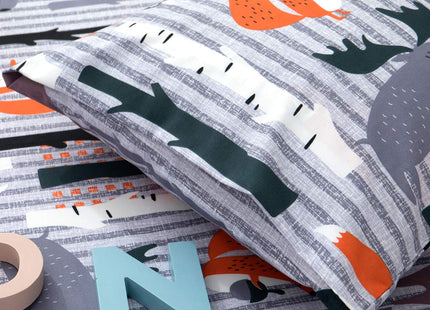 JSD Woodland Animals Kids Twin Sheet Set 3 Piece